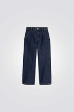 ג'ינס לילדות בצבע כחול כהה