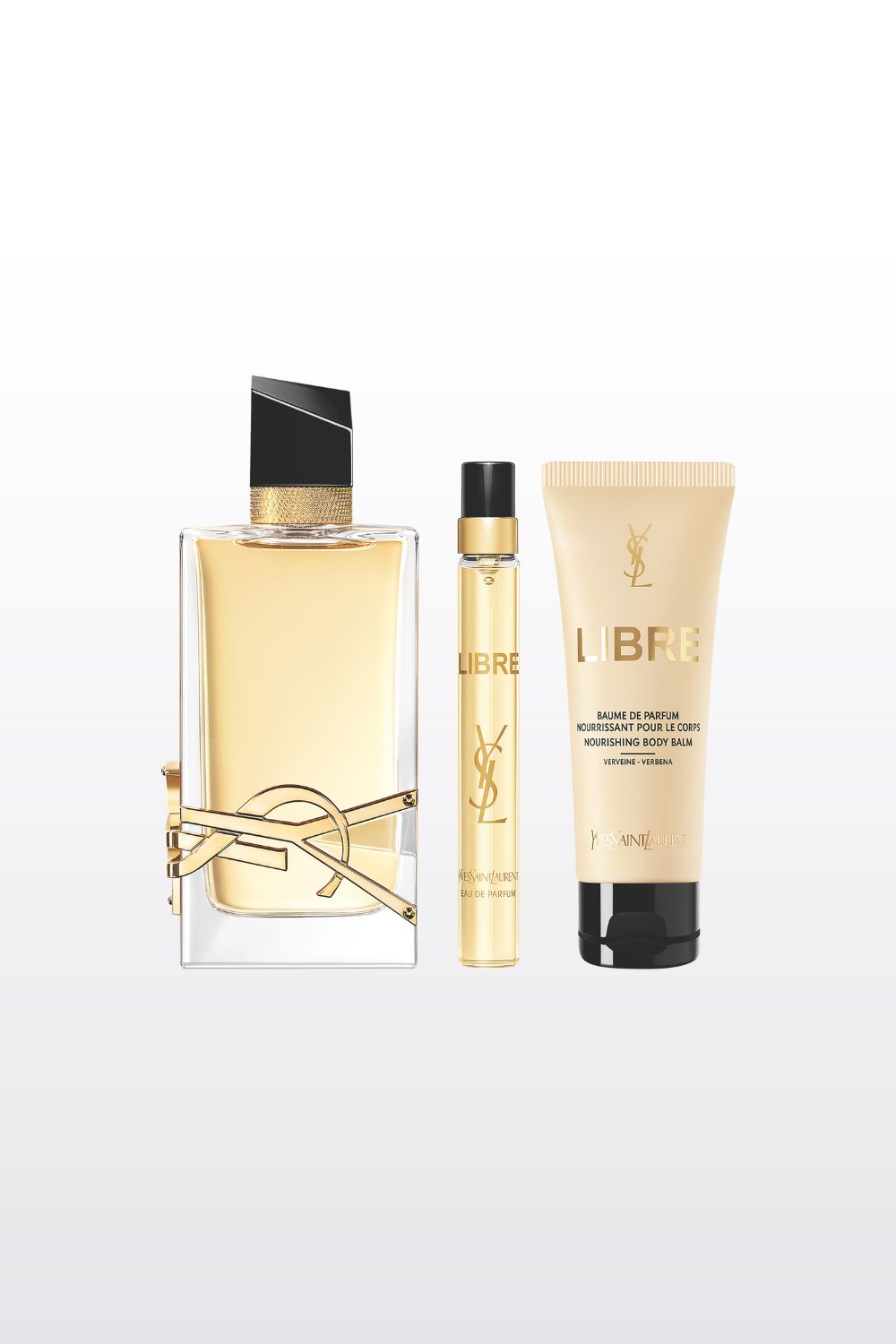 מארז בישום לאישה 90 מ"ל + 10 מ"ל + קרם גוף 50 מ"ל LIBRE E.D.P