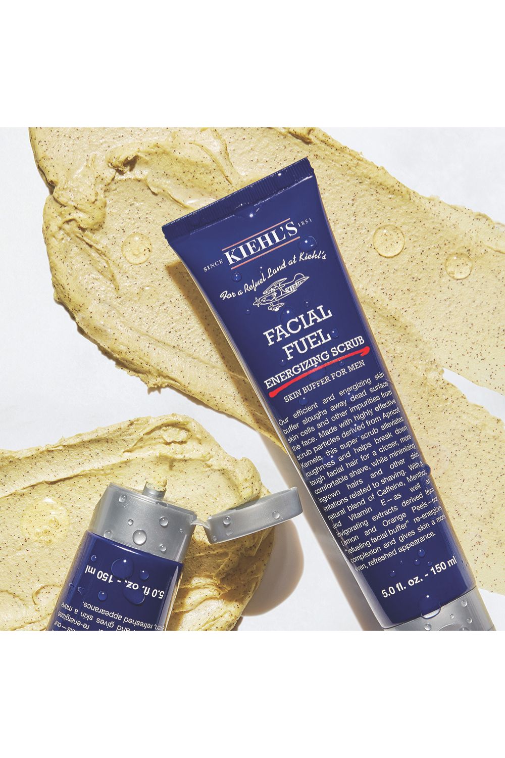 סבון גרגרים ממריץ לגבר לניקוי הפנים 100 מ"ל