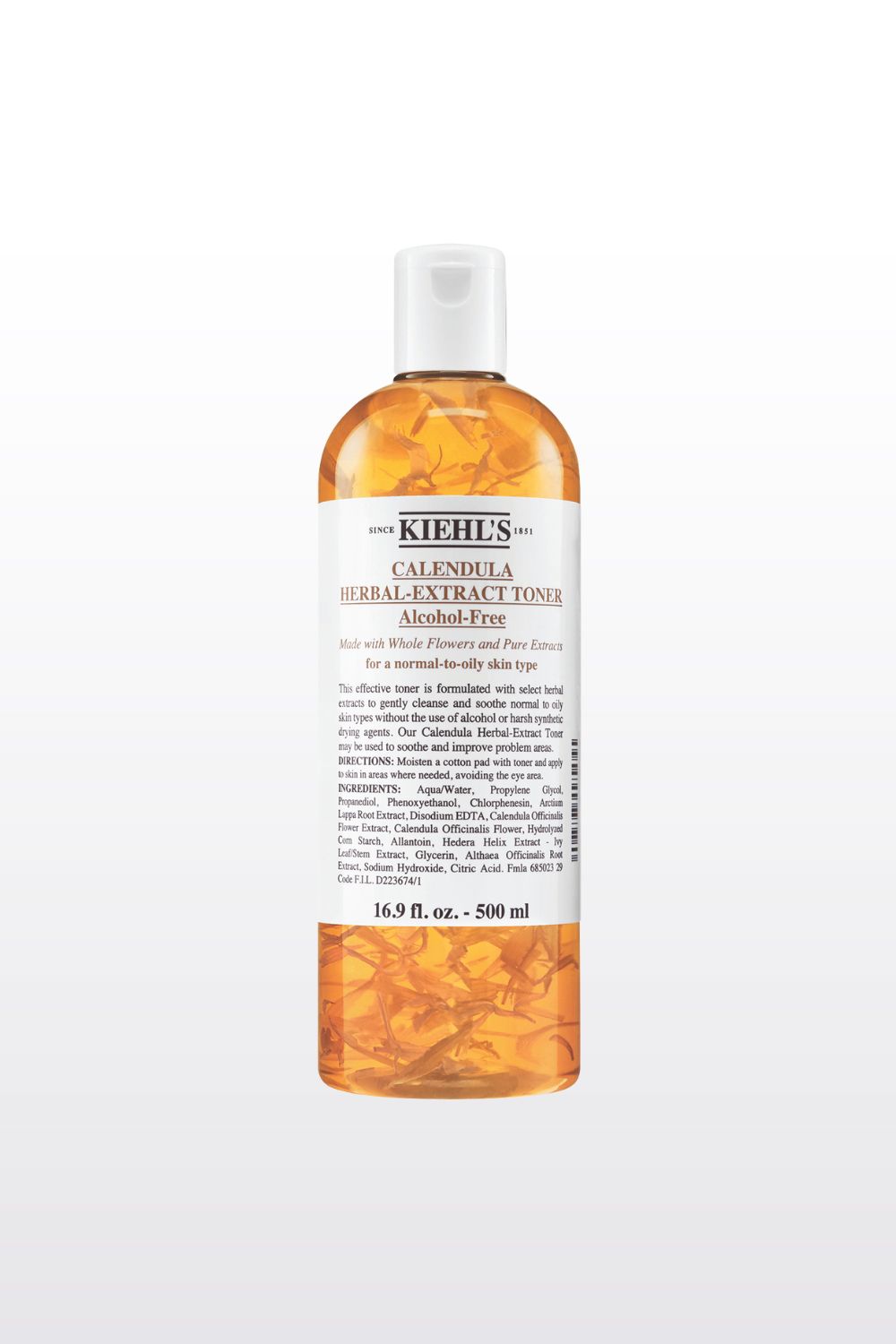 מי פנים עם תמצית צמח הקלנדולה 500 מ"ל