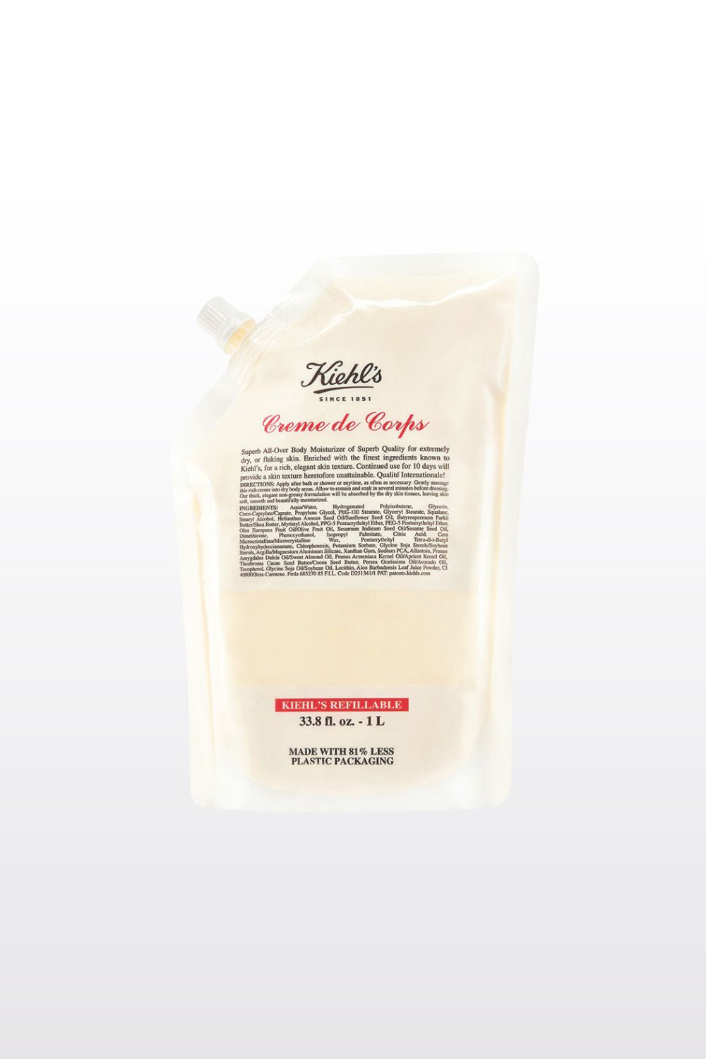 קרם לחות לגוף לעור יבש 1 ליטר