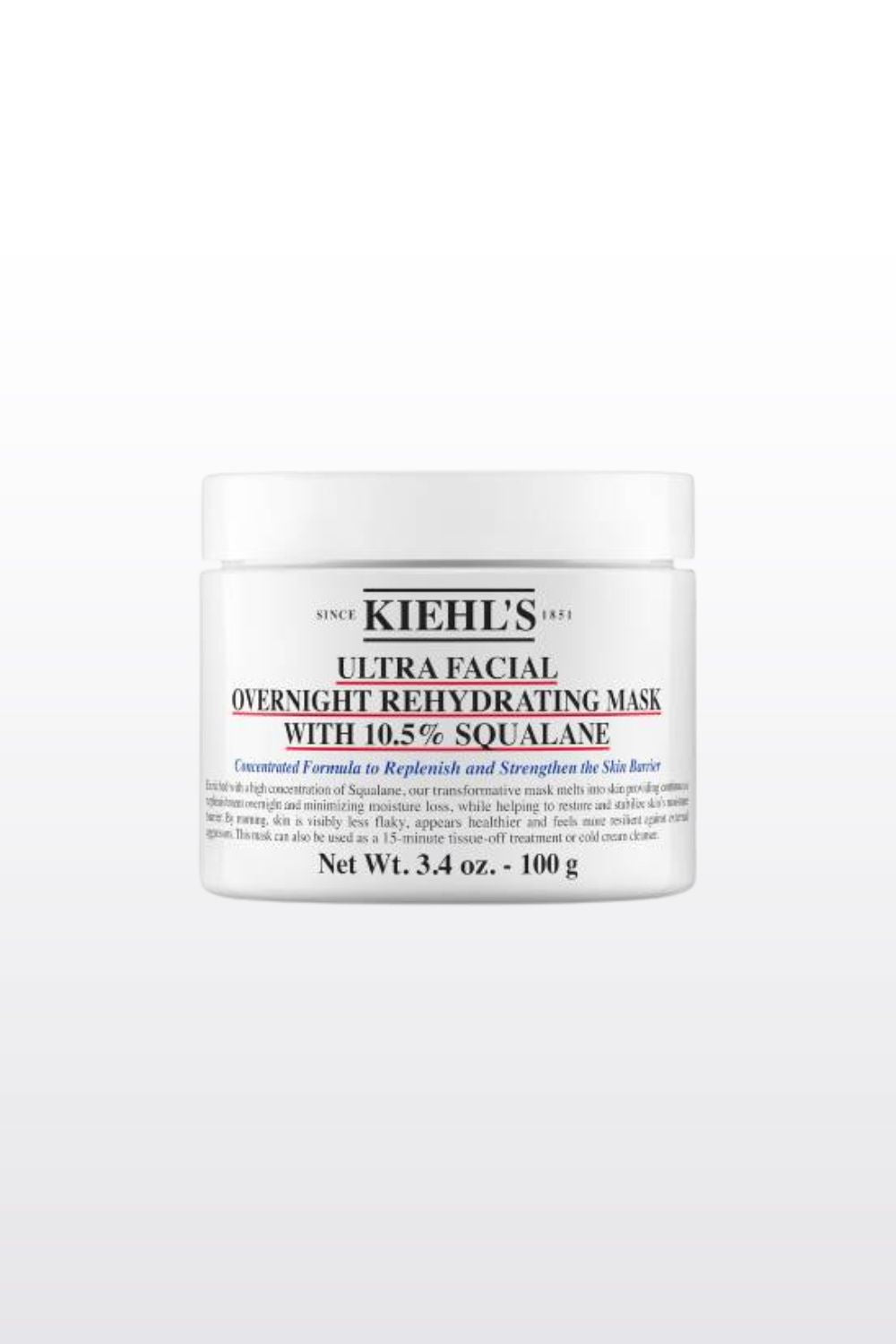 מסכת לחות ULTRA FACIAL לפנים לעור יבש 100 ג'