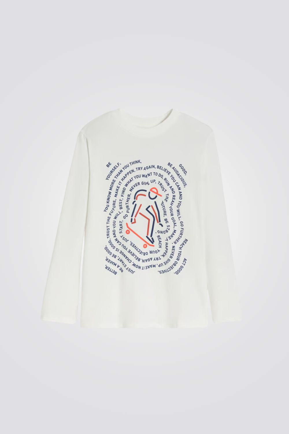 טישירט לילדים עם שרוולים ארוכים