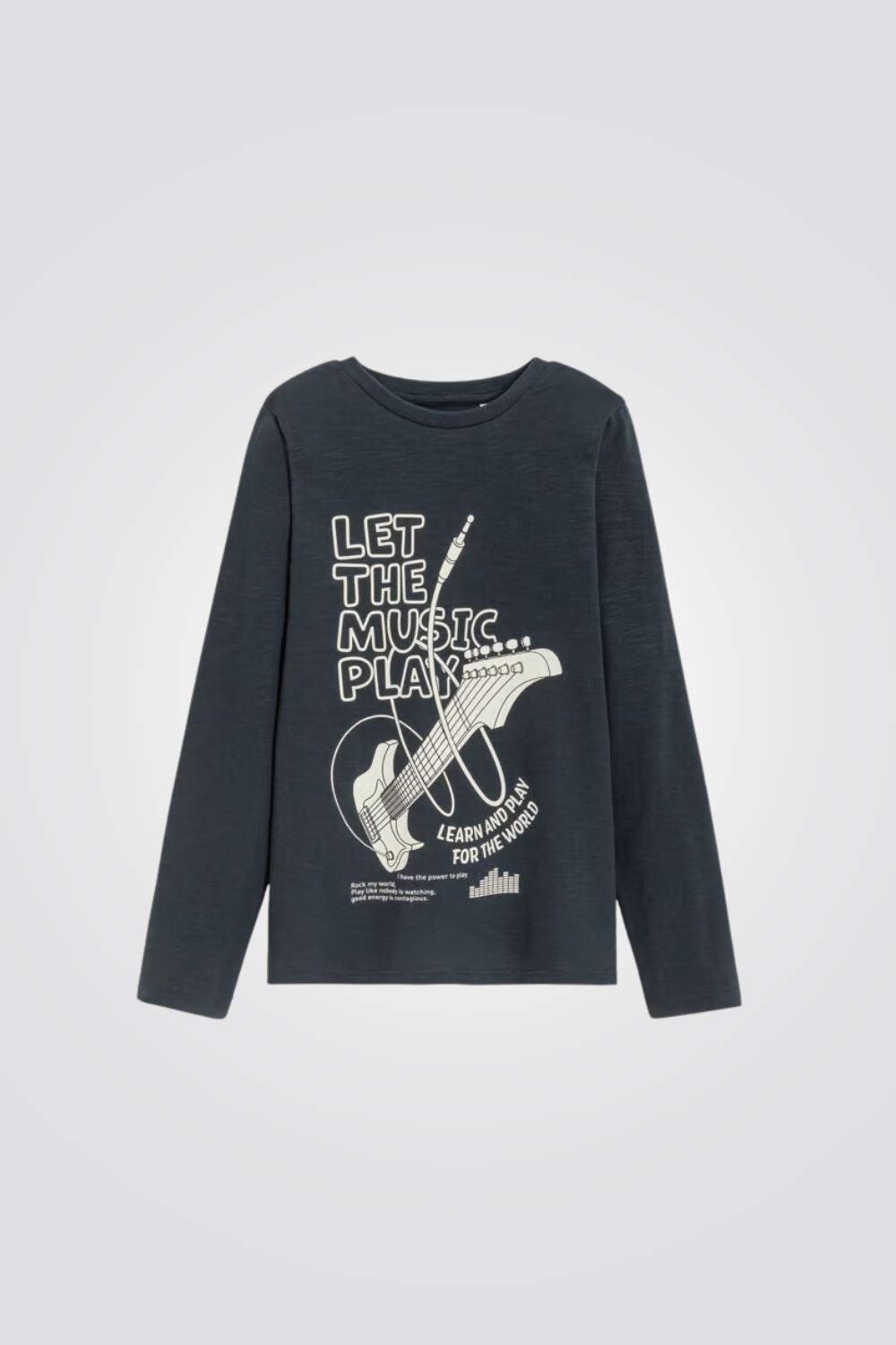 טישירט לילדים עם שרוולים ארוכים