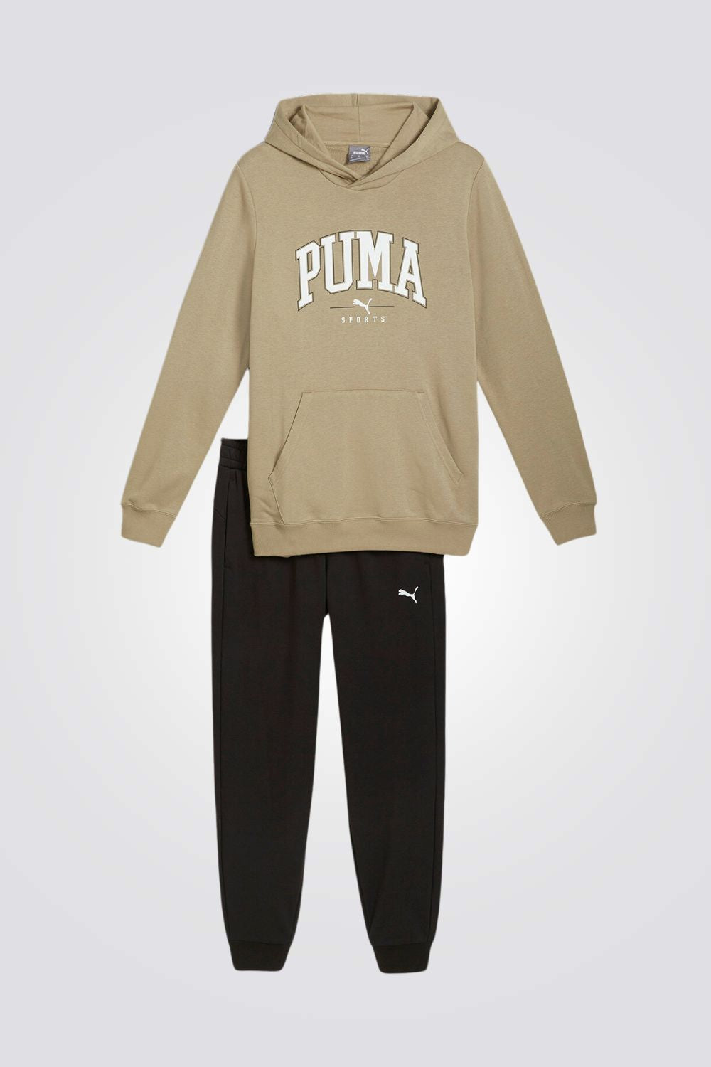 חליפת פוטר לגברים בצבע שחור וחום