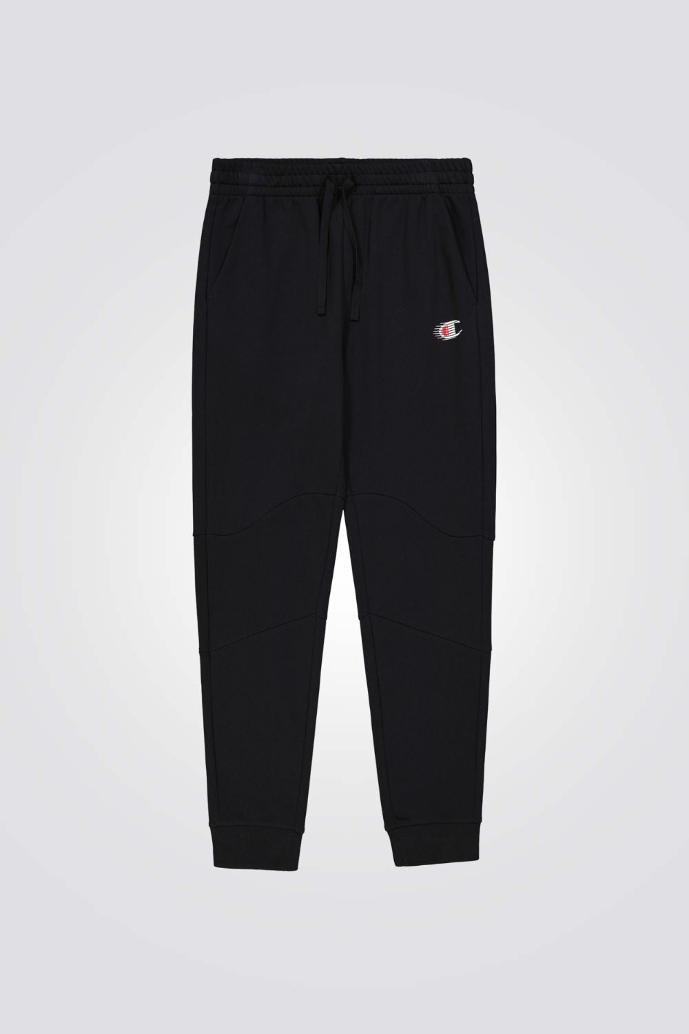 מכנסי טרנינג לגברים בצבע שחור