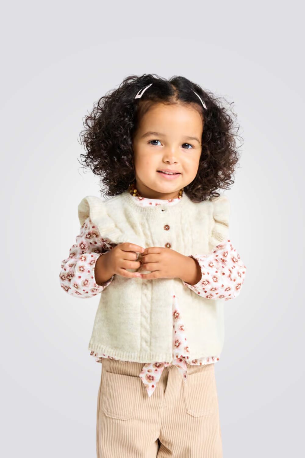 סריג ווסט לתינוקות בצבע בז'