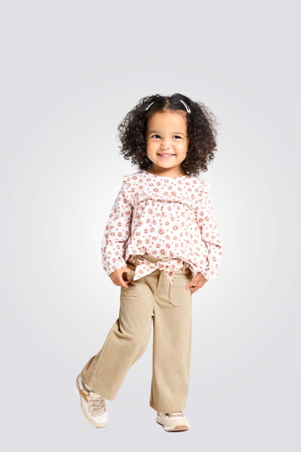 מכנסי קורדרוי לתינוקות בצבע בז'