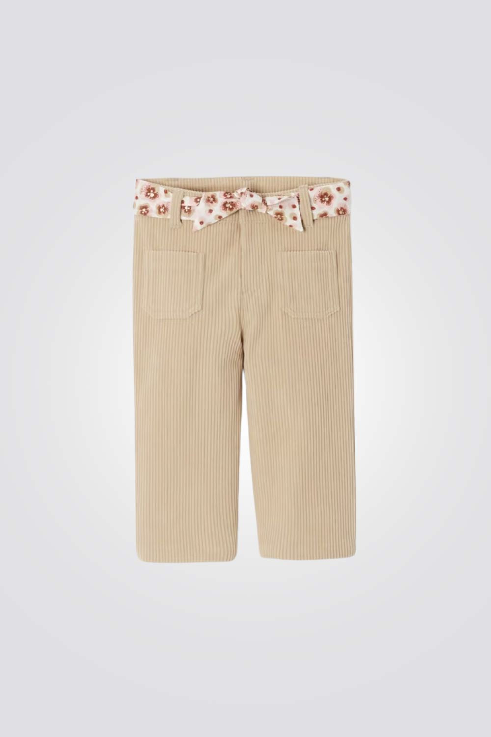 מכנסי קורדרוי לתינוקות בצבע בז'