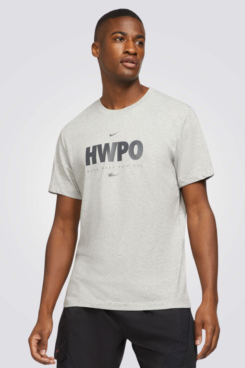 טישירט לגברים Dri-FIT HWPO בצבע אפור