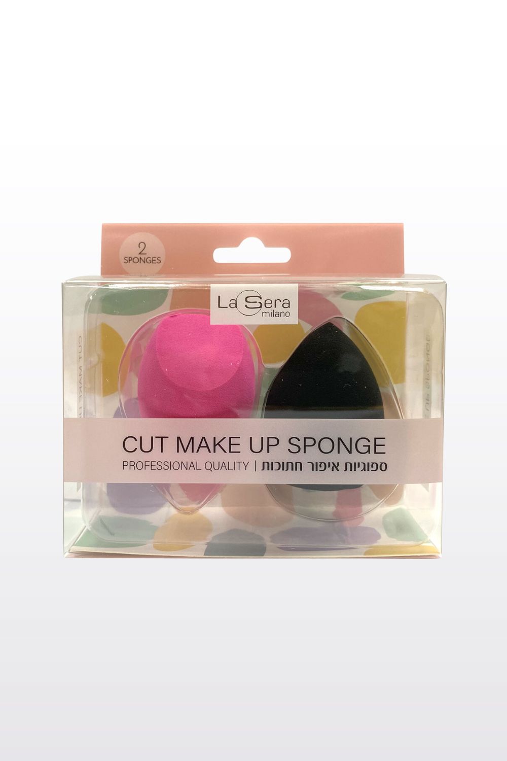 זוג ספוגיות איפור חתוכות