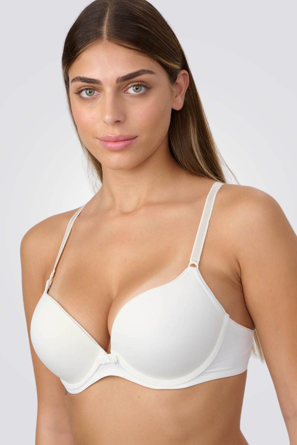 IVORY חזיית דאבל פוש אפ חלקה