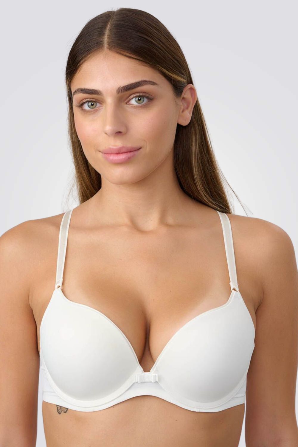 IVORY חזיית דאבל פוש אפ חלקה