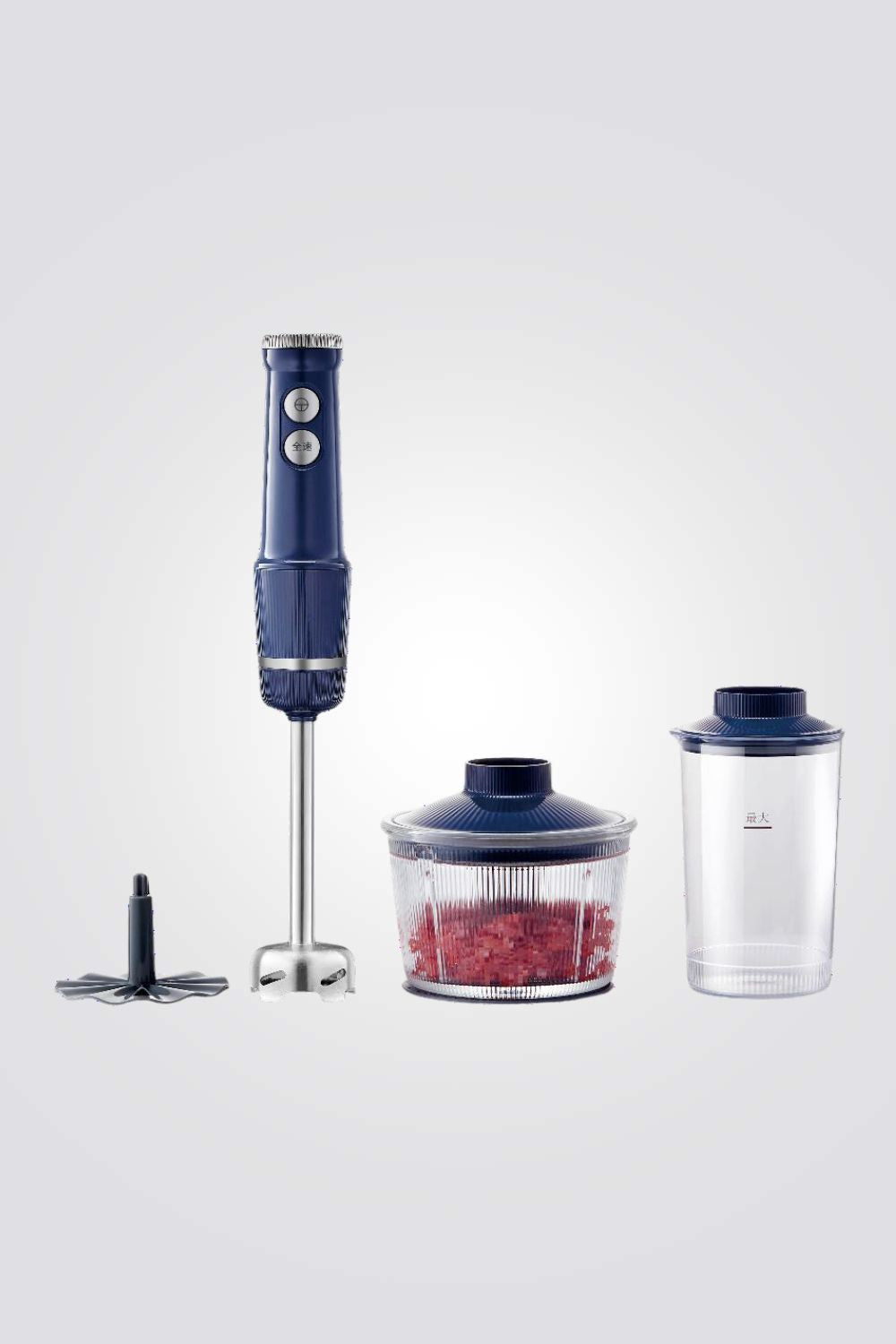 מוט בלנדר נטען עם אביזרים