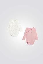 סט שני בגדי גוף לתינוקות 