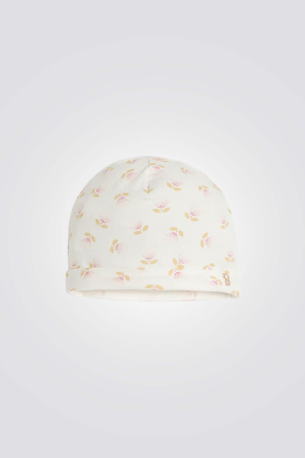 כובע כותנה לתינוקות הדפס פרחוני 