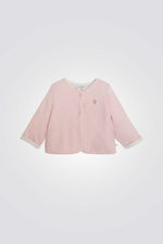 קרדיגן לתינוקות בצבע ורוד