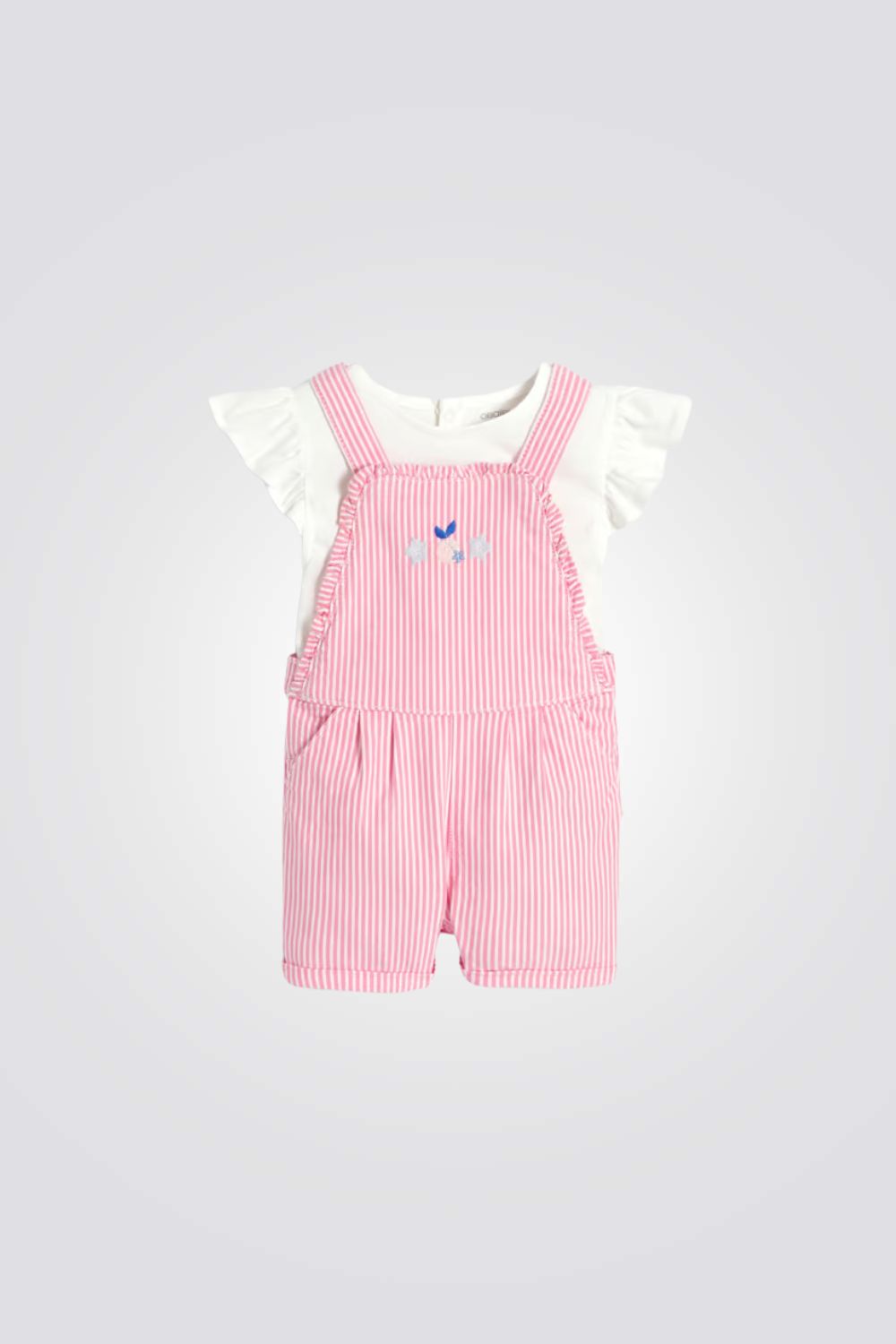 חליפת אוברול עם טישירט לתינוקות 