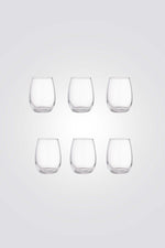 מארז 6 כוסות זכוכית AMBER 