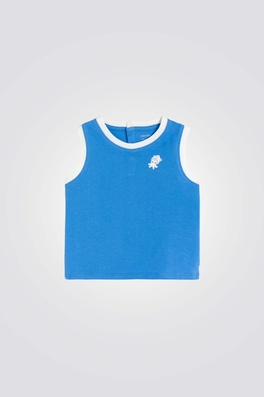 גופייה לתינוקות בצבע כחול 