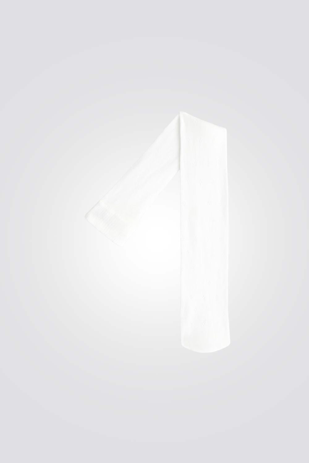 גרביונים לתינוקות בצבע לבן