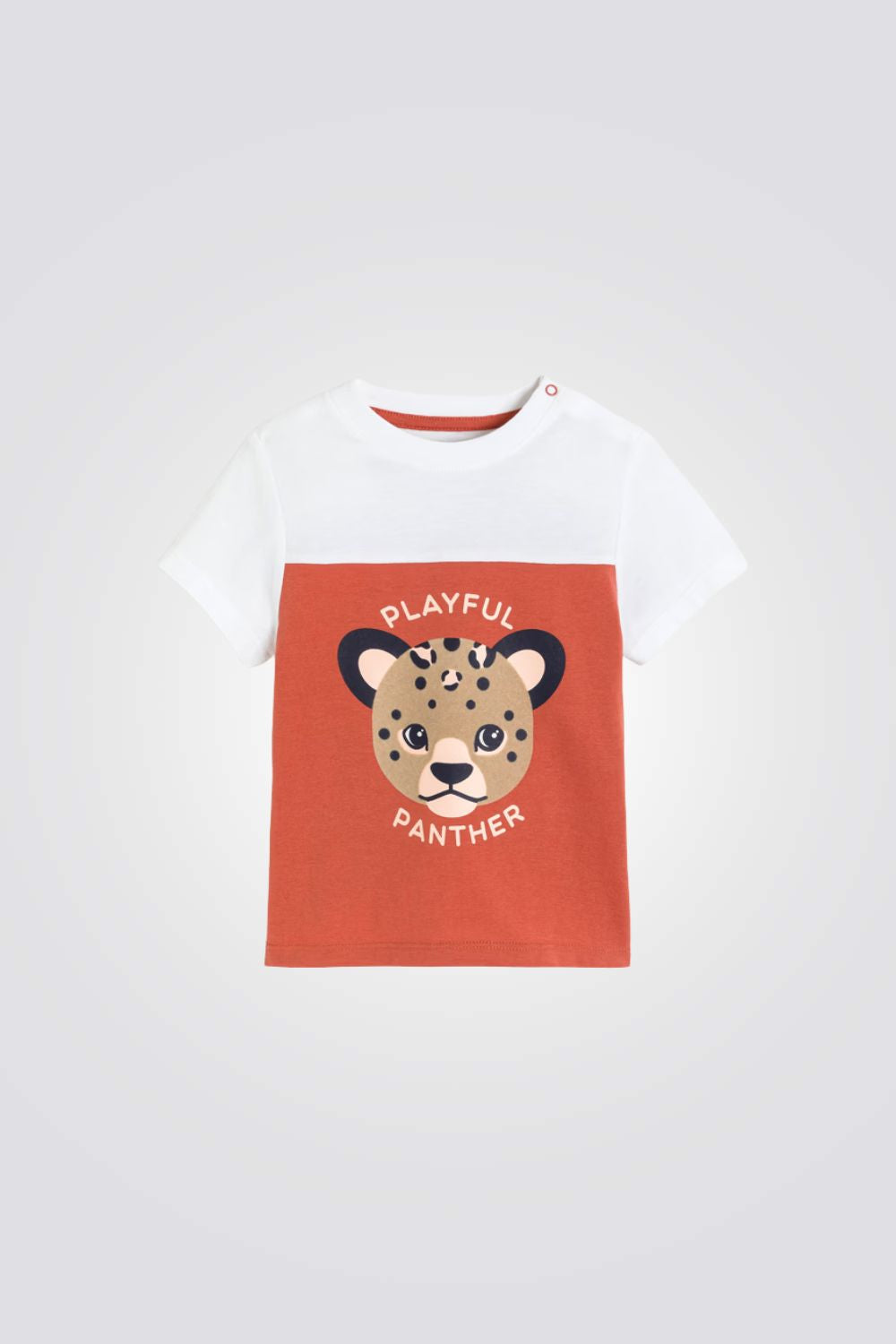 טישירט לתינוקות עם הדפס נמר 