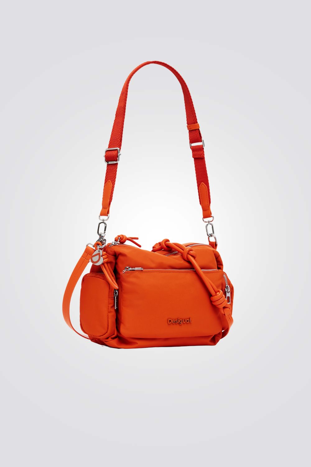 תיק כתף לנשים בצבע כתום 
