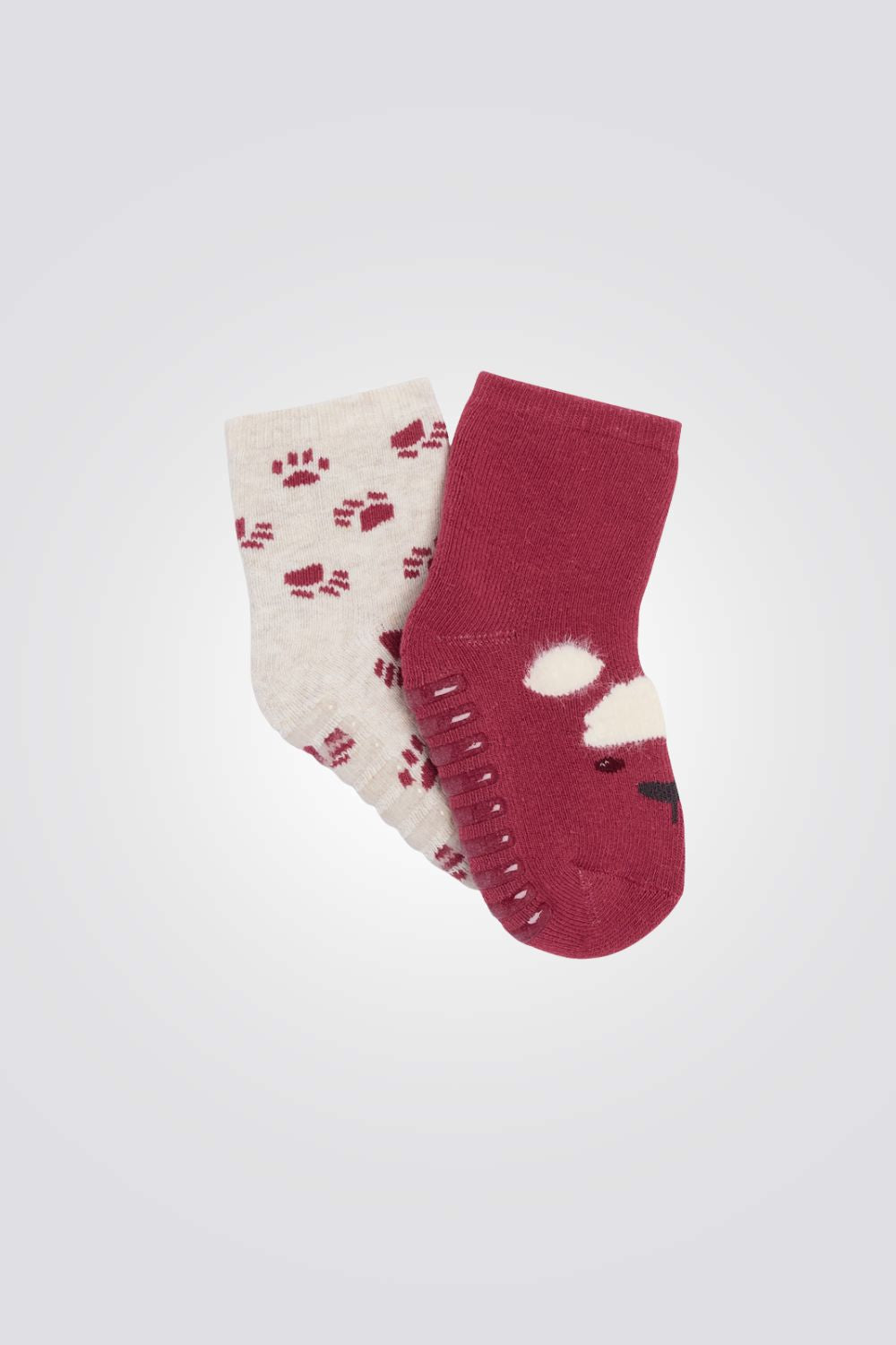 מארז שני זוגות גרביים לתינוקות בצבע ורוד | אובייבי