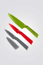 סכין שף + שני סכיני ירקות | לקון ריקון