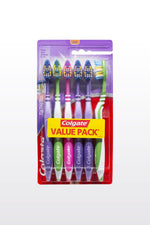 שישיית מברשות שיניים זיג זג סופט | קולגייט