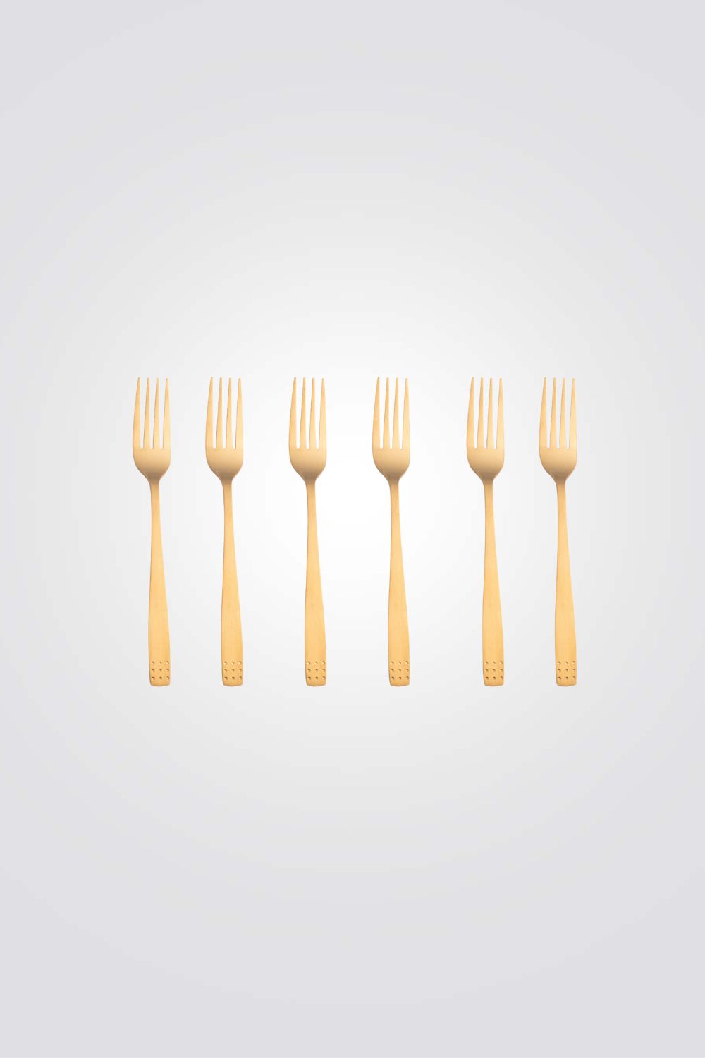 סט 6 מזלגות זהב