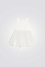 שמלה חגיגית לתינוקות בצבע לבן 