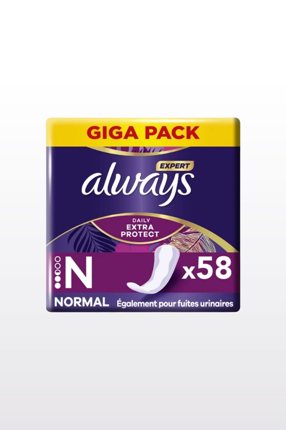 אולווייז מגן תחתון נורמל אקסטרה פרוטקט 58 יח' 