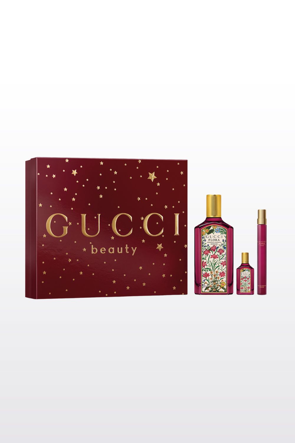 מארז בישום לאישה 100 מ"ל + 10 מ"ל + 5 מ"ל FLORA GARDENIA E.D.P INTENSE