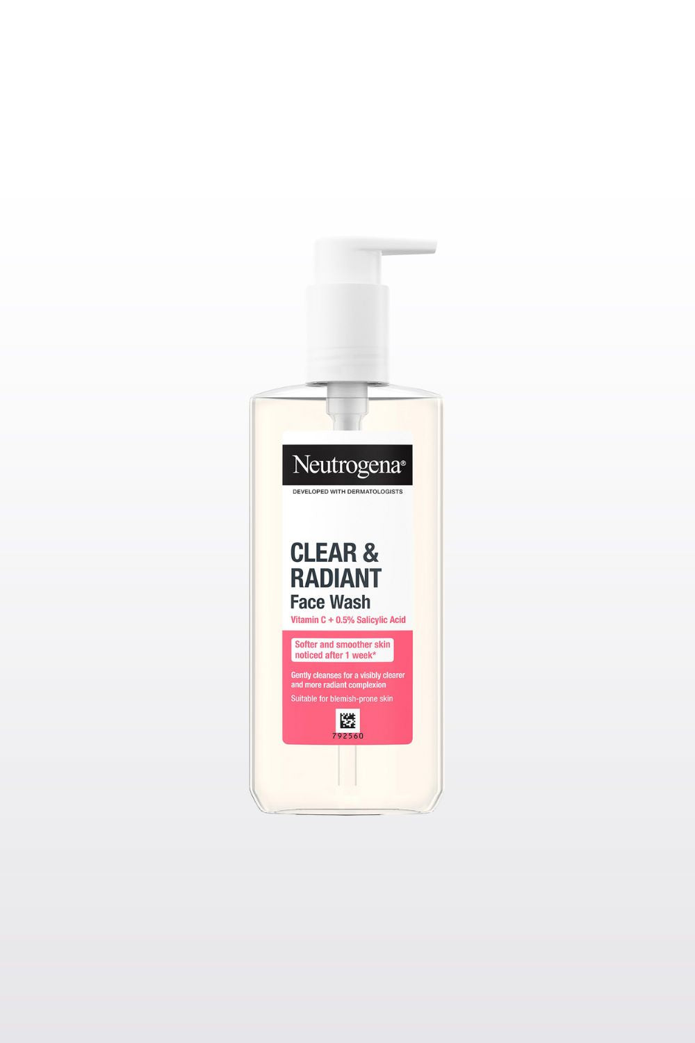 ניוטרוגינה אשכולית ורודה תרחיץ משאבה 200 מ"ל Clear & Radiant