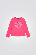 טישירט ארוכה לילדות עם הדפס | אוקאיידי