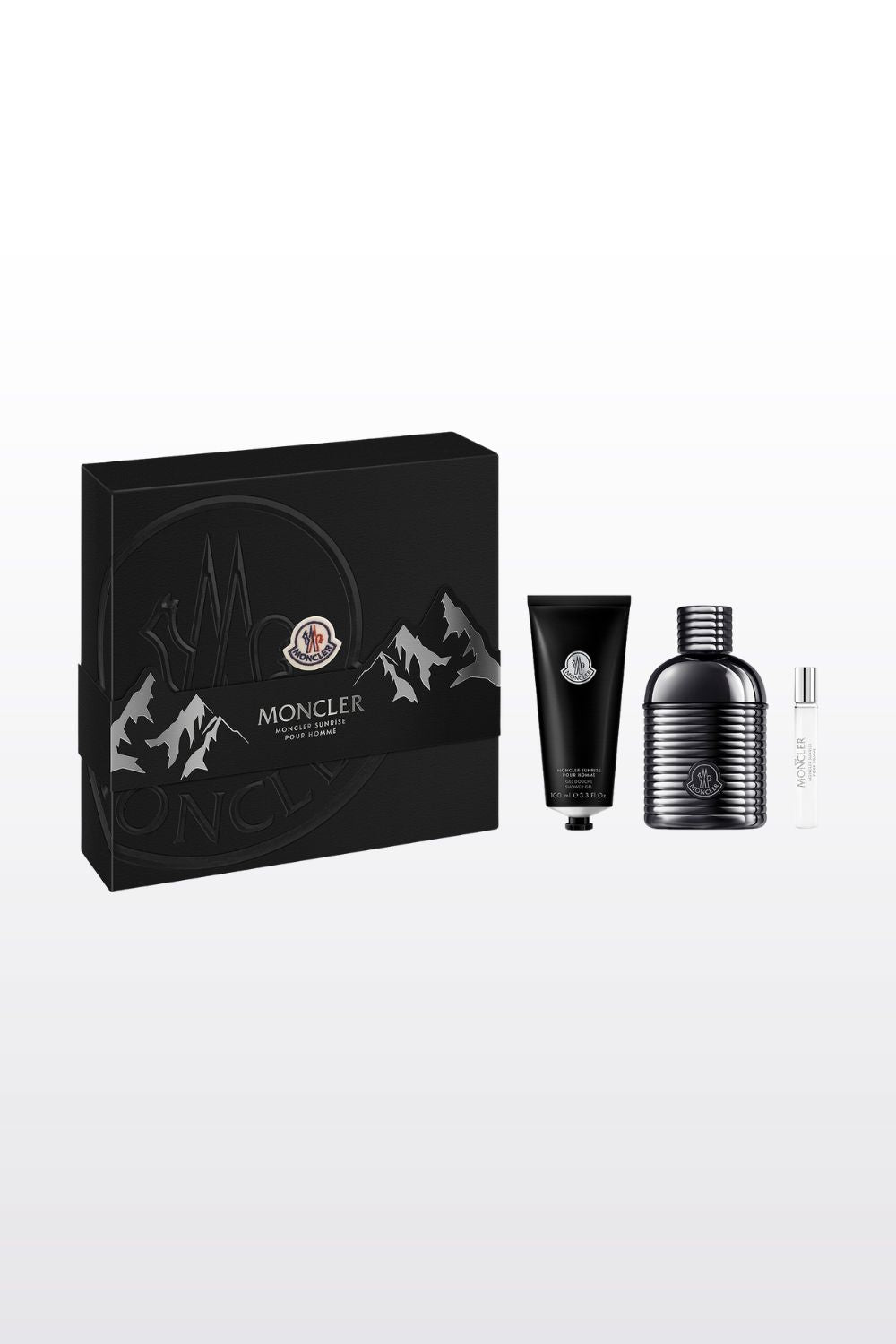 מארז בישום לגבר 100 מ"ל + 7.5 מ"ל + ג'ל רחצה 100 מ"ל SUNRISE HOMME E.D.P | מונקלר
