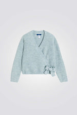 עליונית סריג עם קשירת צד לילדות | אוקיידי