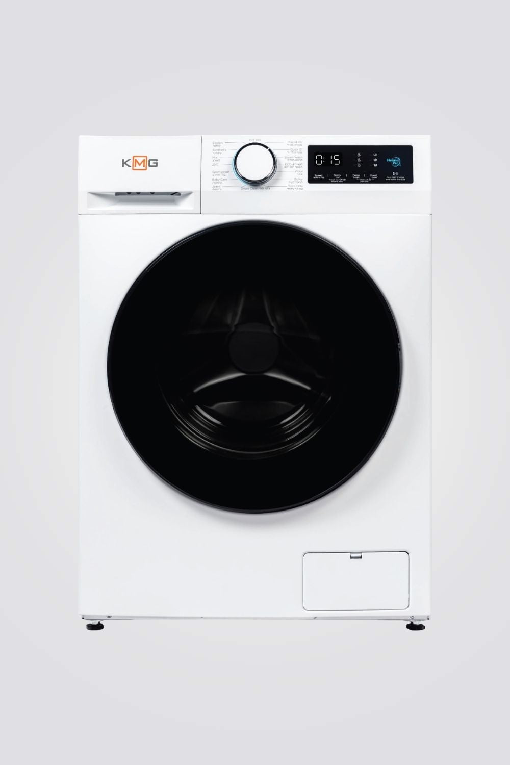 מכונת כביסה פתח חזית 8 ק"ג לבן דגם WM-MFE8-U1412B/W | קיי אם ג'י 