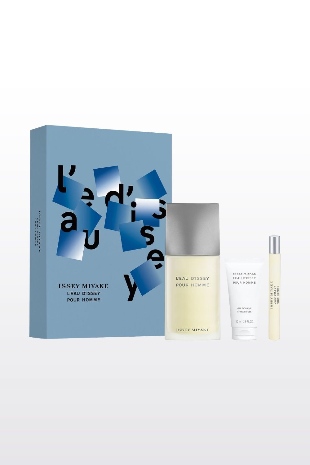 מארז בישום לגבר 125 מ"ל + 10 מ"ל + ג'ל רחצה 50 מ"ל L'EAU D'ISSEY POUR HOMME E.D.T | איסי מיאקי 