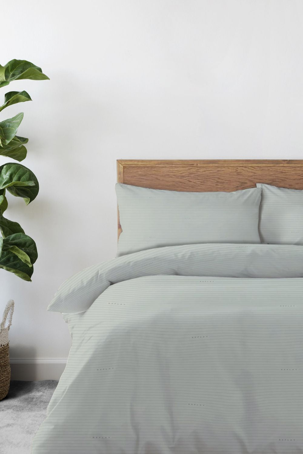 ציפה לשמיכה מיטה זוגית כותנה במבוק 200/220 ס"מ 