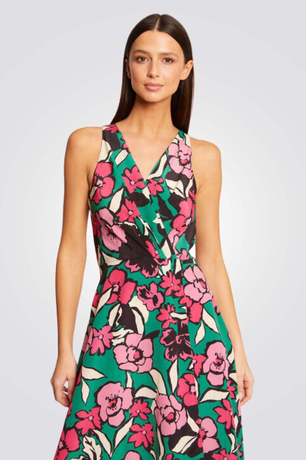 שמלת מקסי עם הדפס פרחים - MASHBIR//365