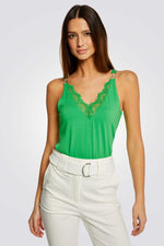 גופיית תחרה בצבע ירוק - MASHBIR//365