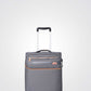 מזוודה טרולי עלייה למטוס ''18.5 דגם BARCELONA בצבע אפור - 1