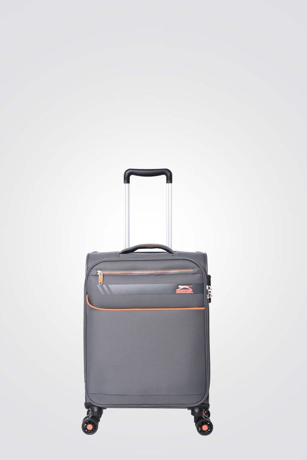 מזוודה טרולי עלייה למטוס ''18.5 דגם BARCELONA בצבע אפור