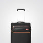 מזוודה טרולי עלייה למטוס ''18.5 דגם BARCELONA בצבע שחור - 1