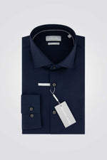 חולצה מכופתרת STRETCH MODERN בצבע נייבי - MASHBIR//365