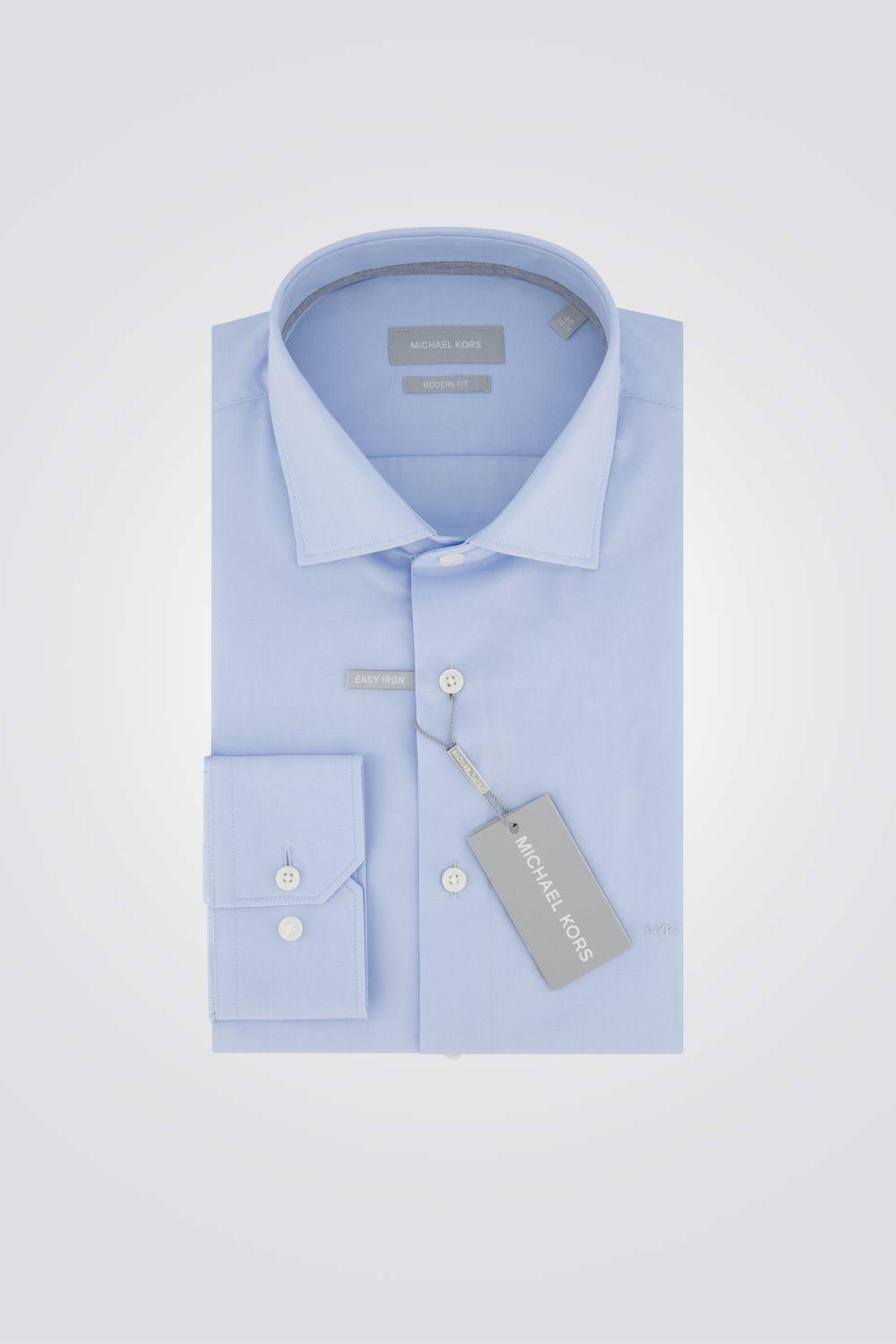 חולצה מכופתרת STRETCH MODERN בצבע תכלת - MASHBIR//365