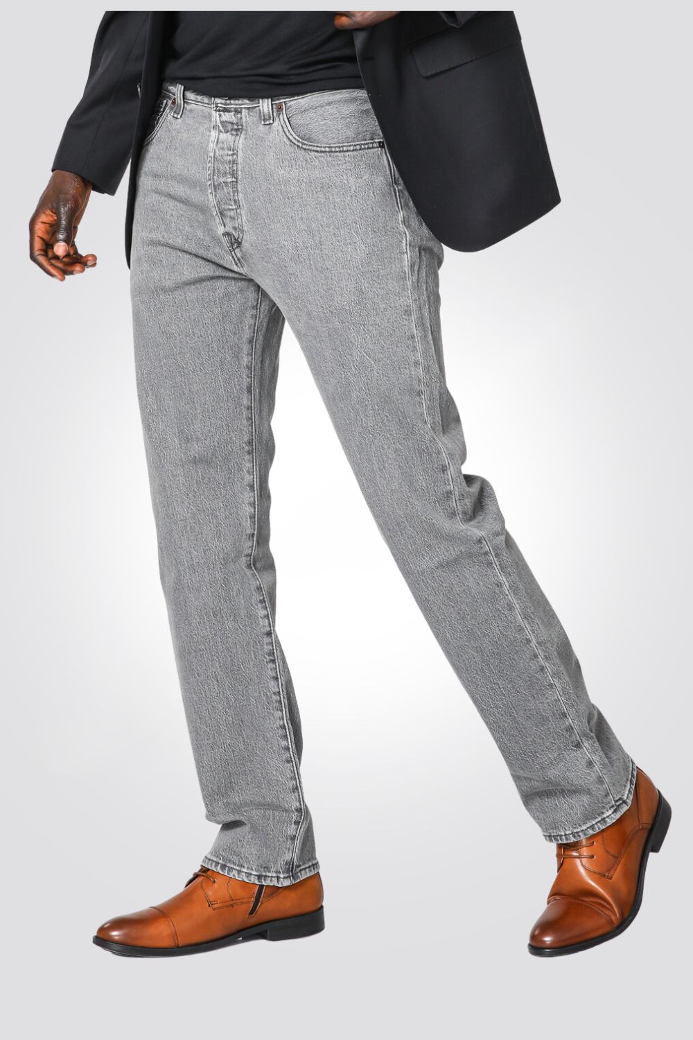 בצבע אפור DIRIENZO-POCKETS ג'ינס 5