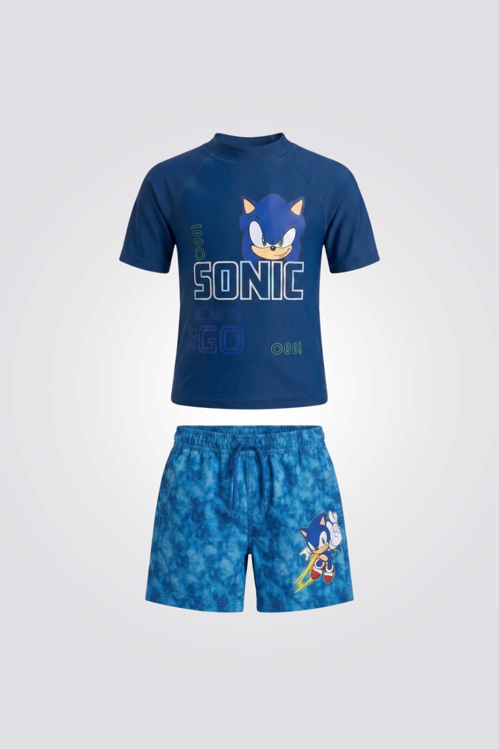 סט בגד ים SONIC לבנים | דלתא